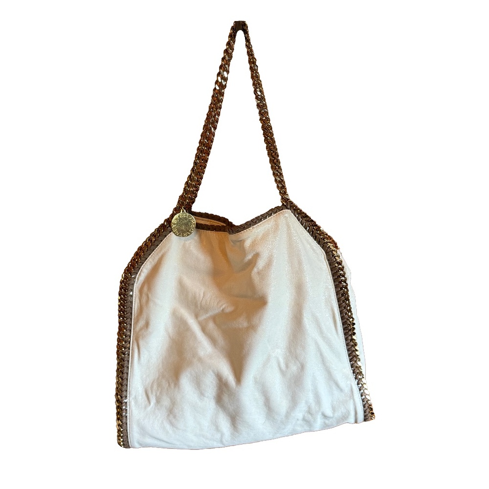 Stella McCartney Iconic Falabella White Leather Shoulder Bag